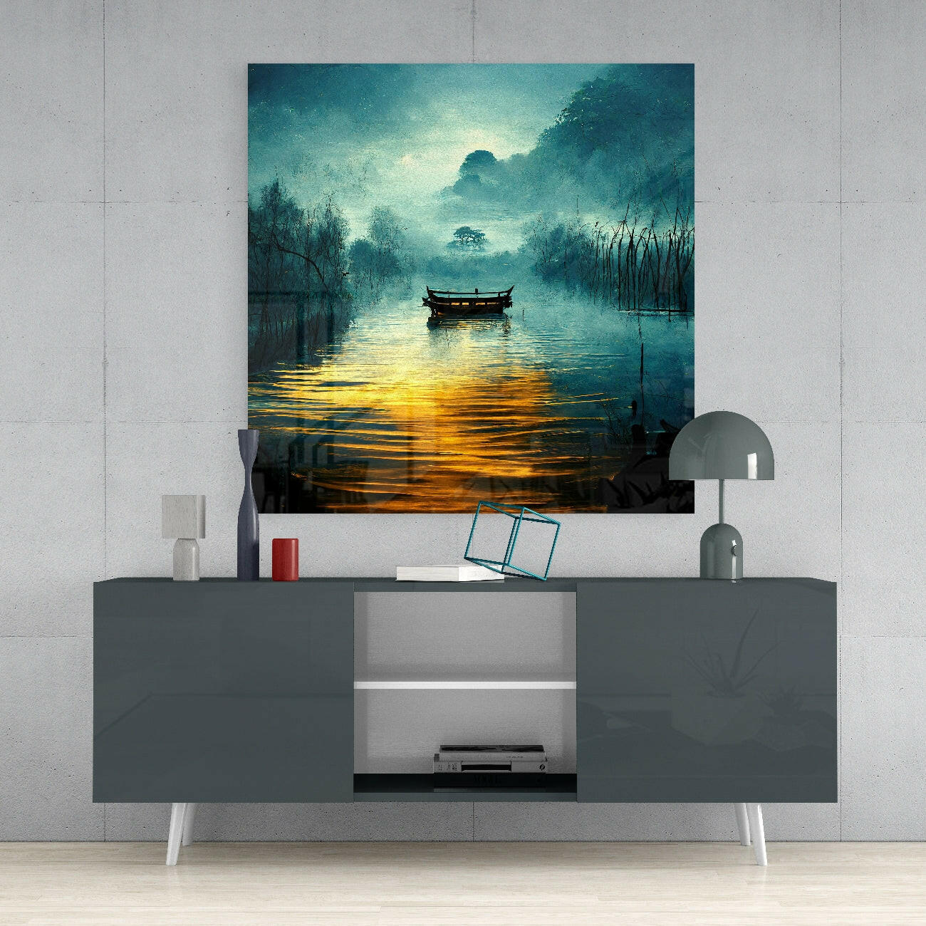 Silence Glass Wall Art || Designer Collection