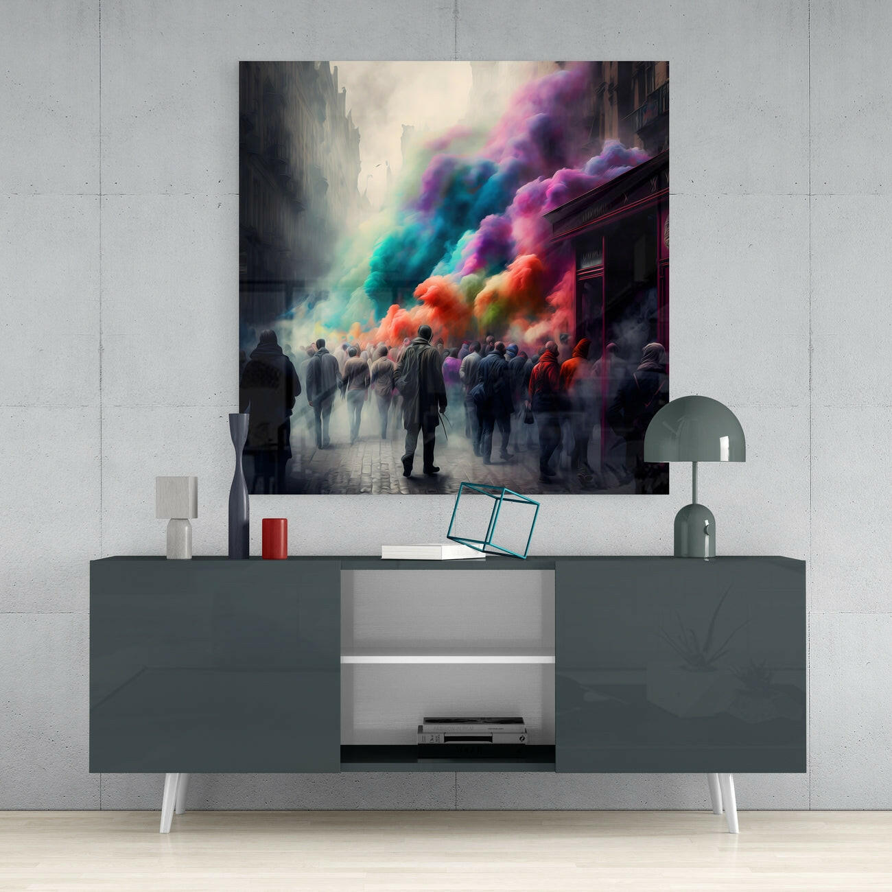 Escape Glass Wall Art || Designers Collection
