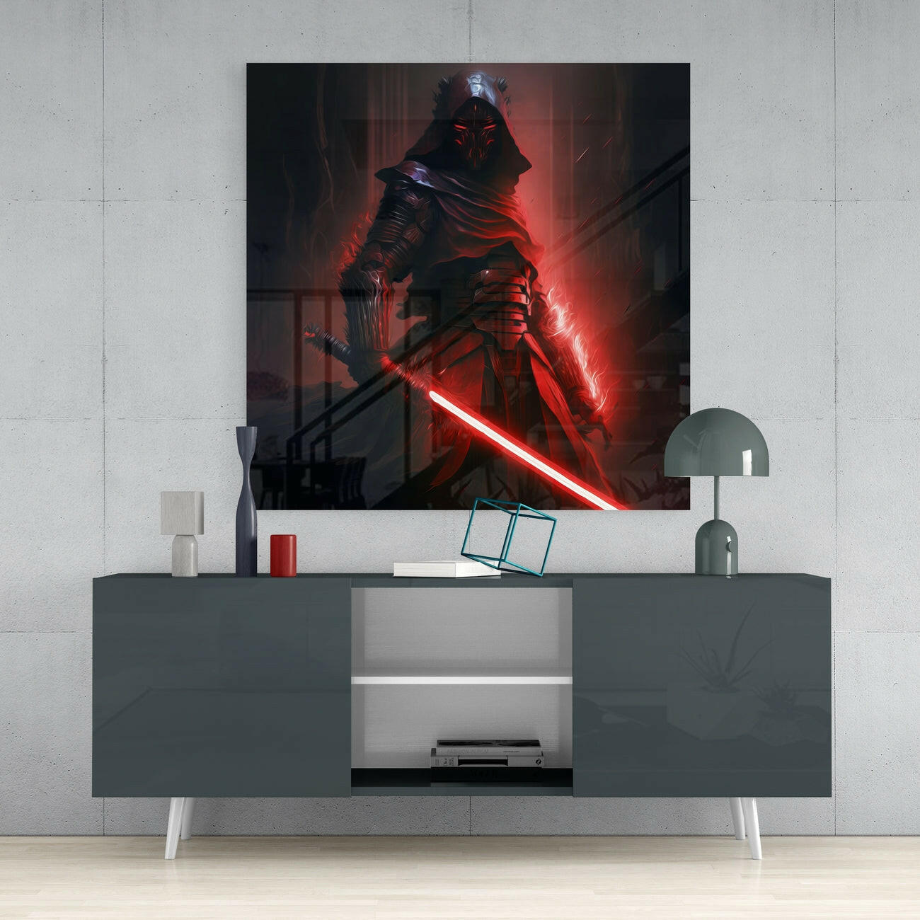 Sword Glass Wall Art || Designer Collection