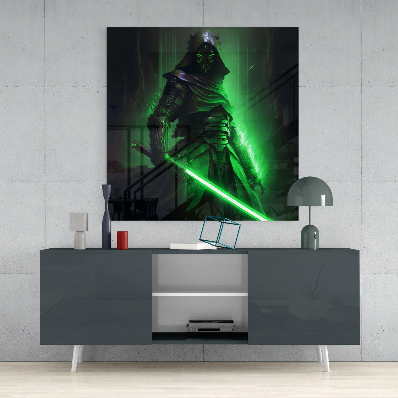 Sword Glass Wall Art || Designer Collection