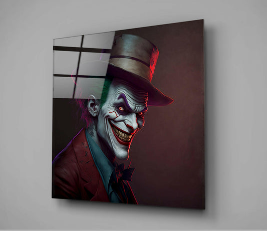 Joker Glass Wall Art || Designer Collection
