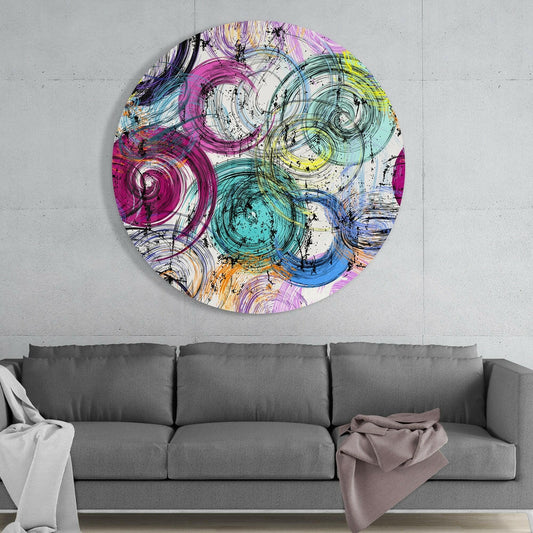 Loop Glass Wall Art
