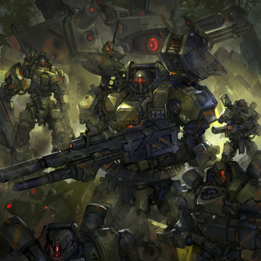 Mechanized Army Faction Box - Set of Detailed 3D Printed Miniatures for Tactical Warfare