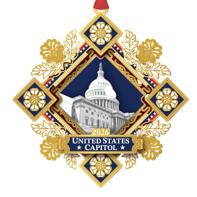 2026 US Capitol Marble Ornament