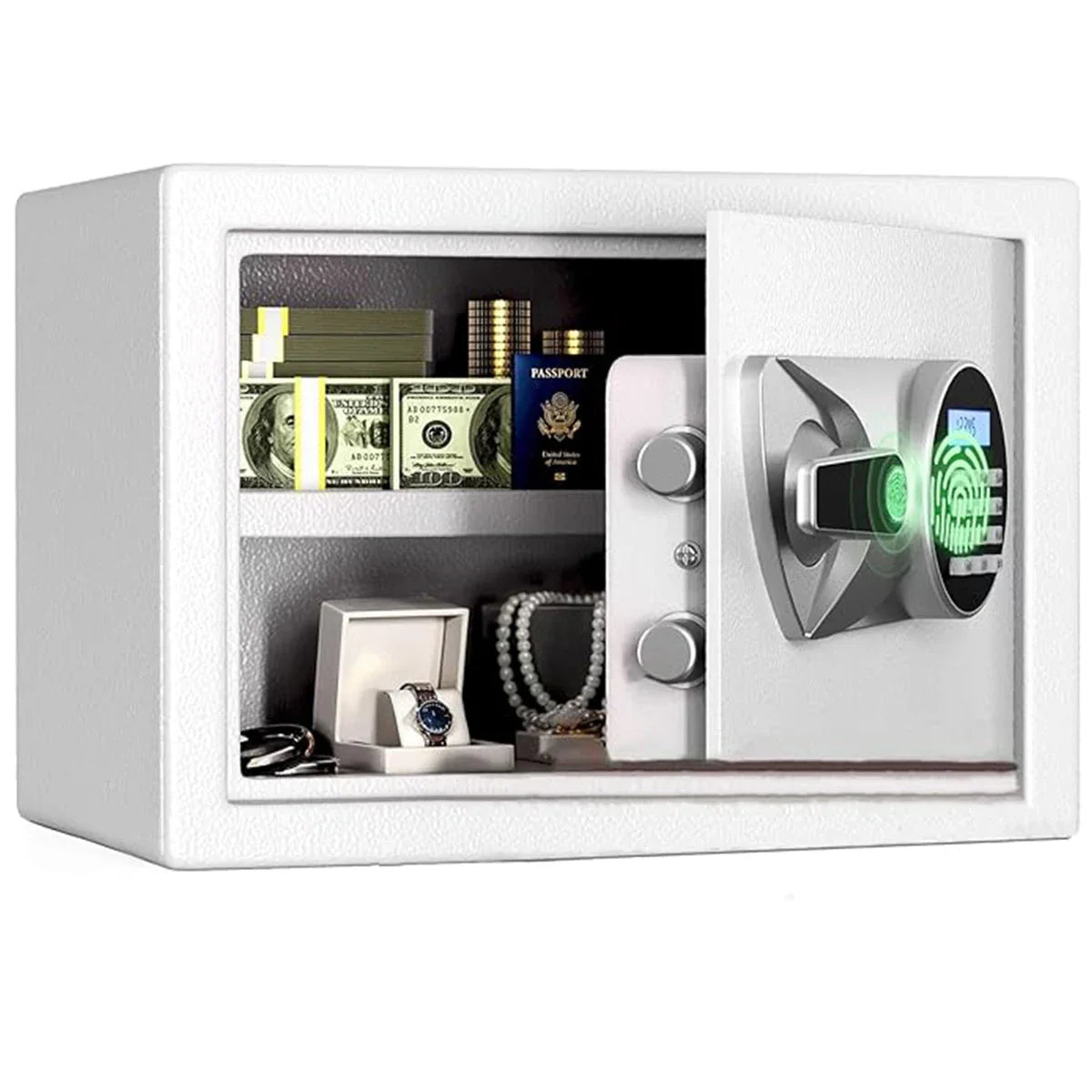 Blacksmith Hidden Design Fireproof Biometric Safe Box With Keypad