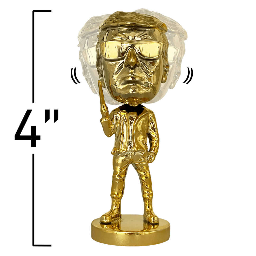 Mini Gold Trumpinator Bobblehead