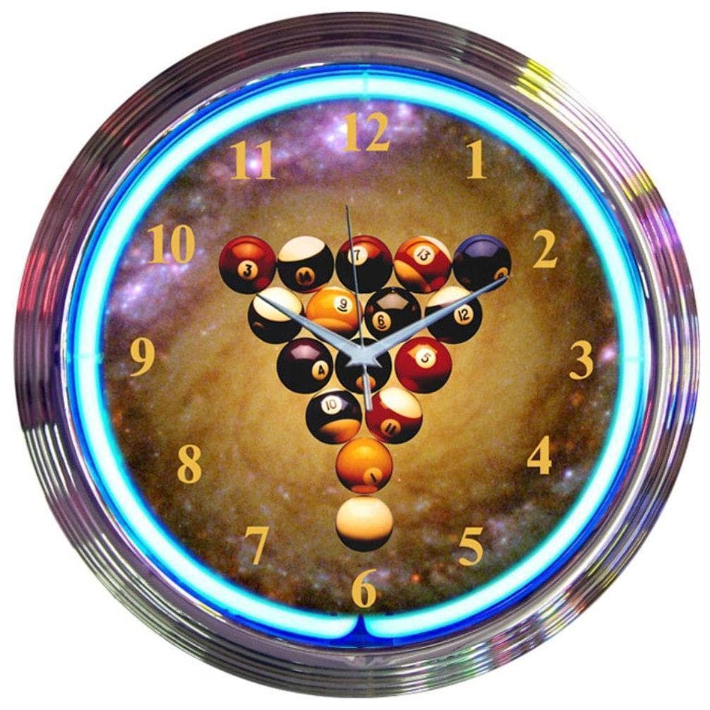 Spaceballs Billiard Neon Clock