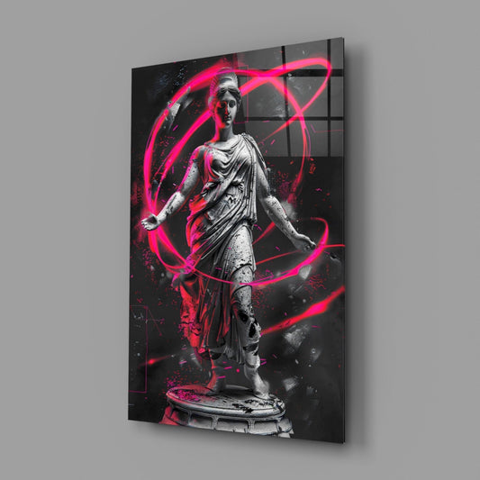 Neon Venus Glass Wall Art || Designer Collection