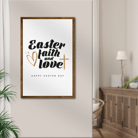 Easter Faith , Easter Love Sign