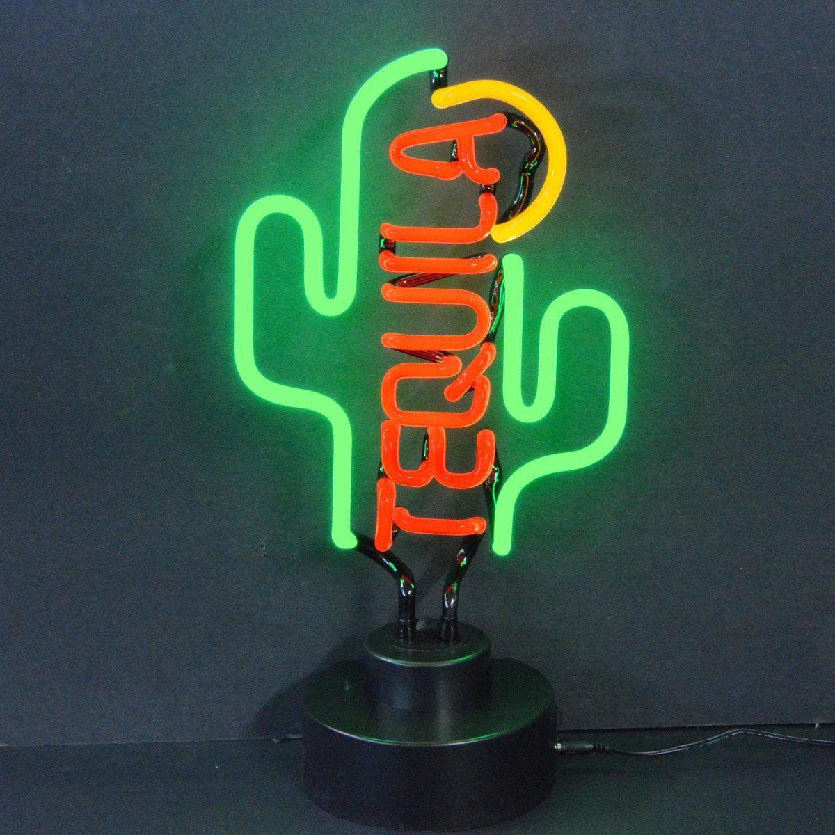 Tequila Cactus Neon Sculpture