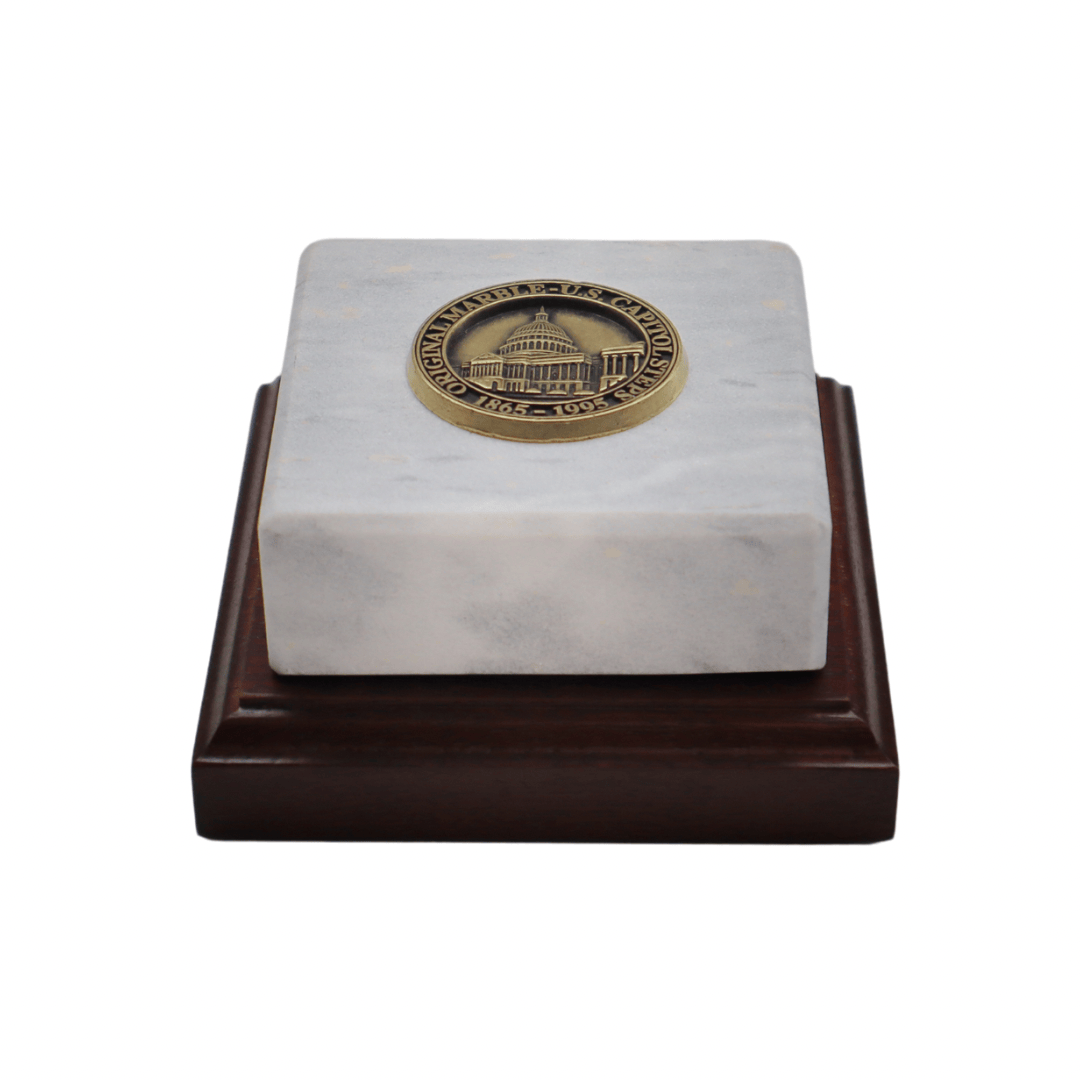 Marble Paperweight With Base