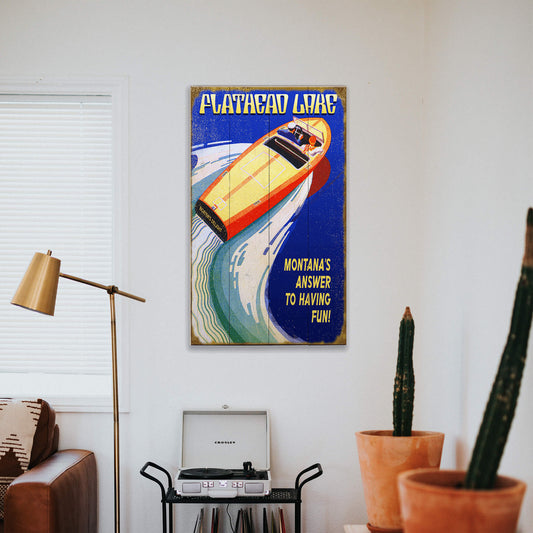 Answer to Having Fun - Wood & Metal Wall Art