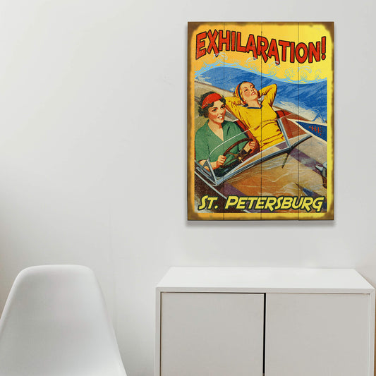 Exhilaration on the Water - Wood & Metal Wall Art