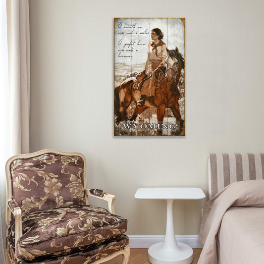 A Perfect Horse - Wood & Metal Wall Art