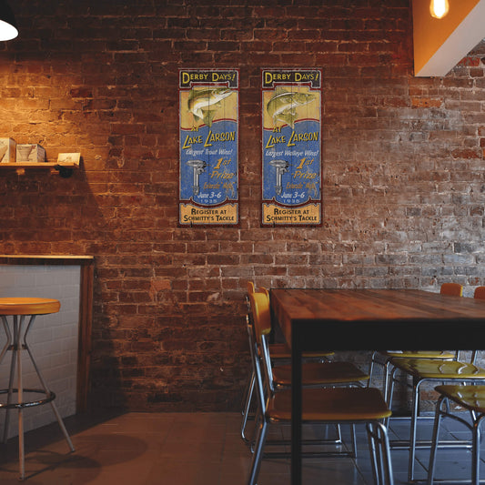 Derby Days: Trout - Wood and Metal Wall Art