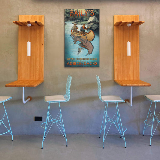 Baily's Guide Service: Smooth Finish - Wood & Metal Wall Art