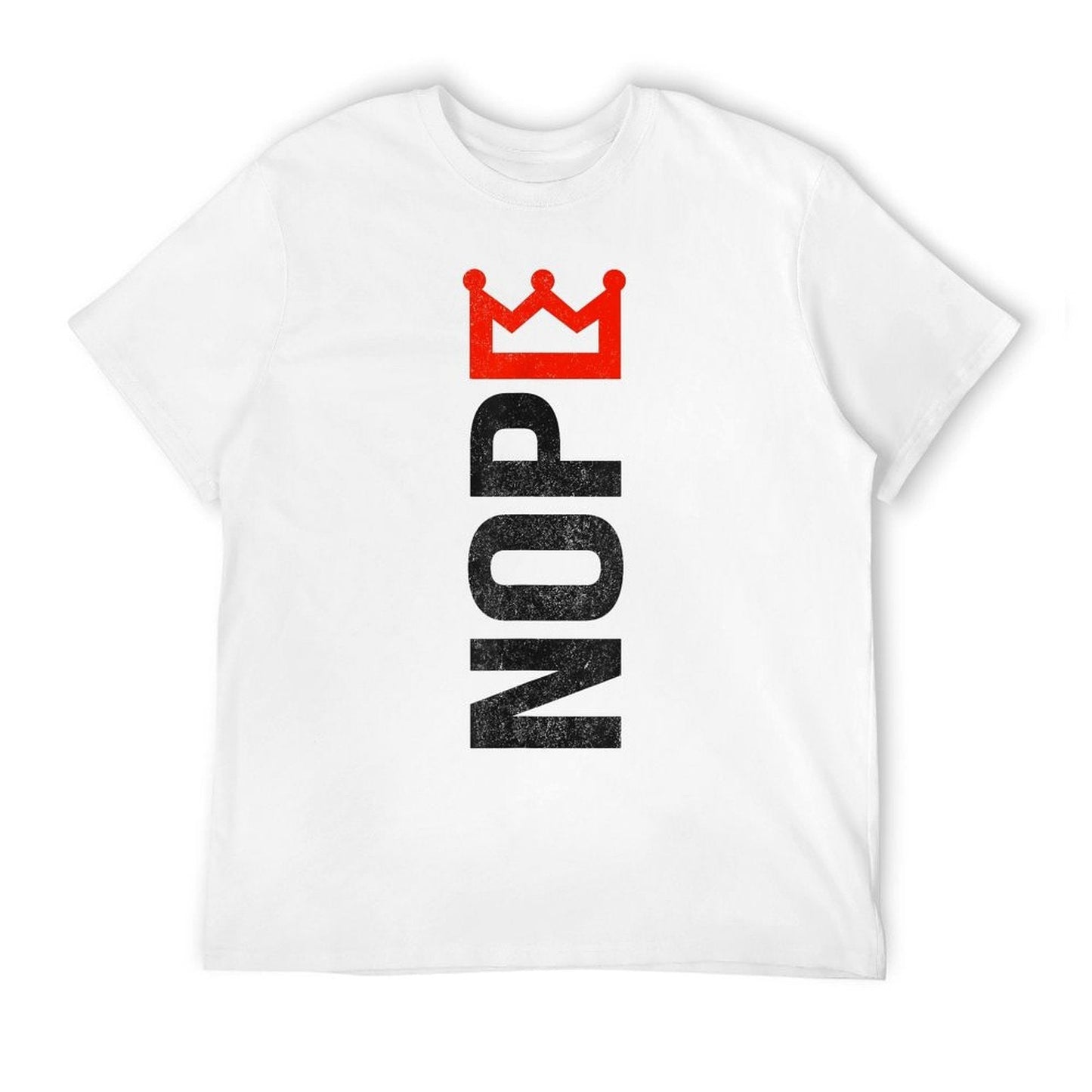 No Kings Protest Sign Vertical American Pride 4th of July Comfortable T-Shirt