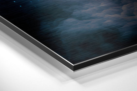 Man Brushed Aluminum Dibond Wall Art