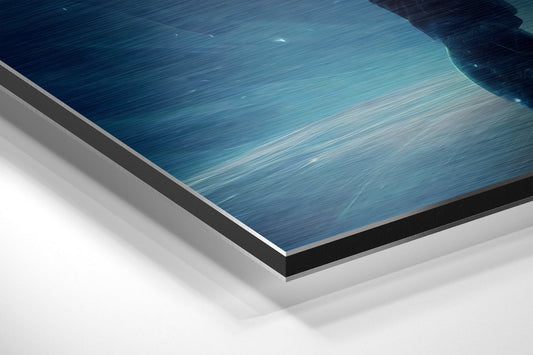 Man Brushed Aluminum Dibond Wall Art