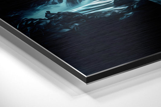 River Brushed Aluminum Dibond Wall Art