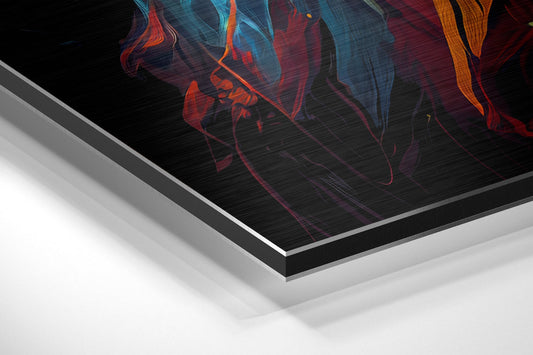 Lion Brushed Aluminum Dibond Wall Art