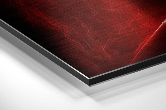 Revenge in His Eyes Brushed Aluminum Dibond Wall Art