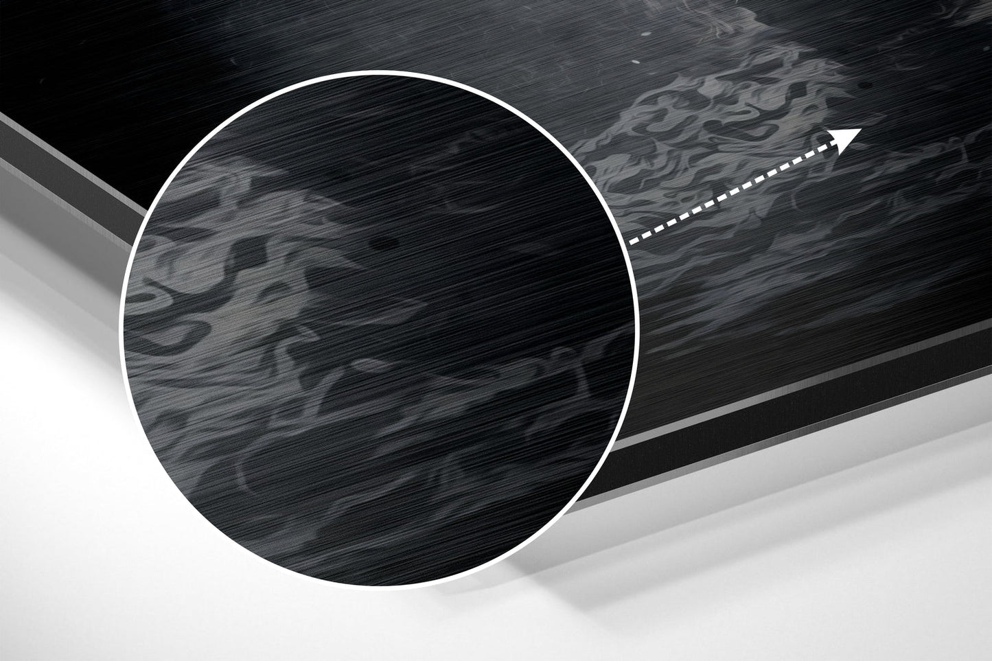 Astronaut Brushed Aluminum Dibond Wall Art