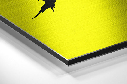 Get Shit Done Brushed Aluminum Dibond Wall Art