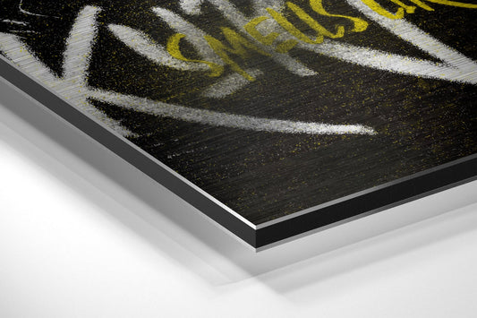 Kurt Cobain Brushed Aluminum Dibond Wall Art