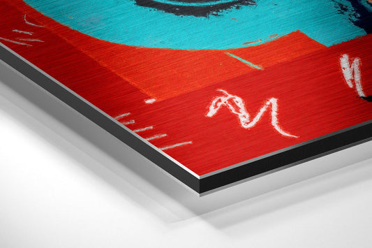 Andy Warhol Brushed Aluminum Dibond Wall Art