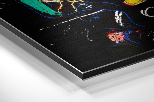Basquiat Brushed Aluminum Dibond Wall Art