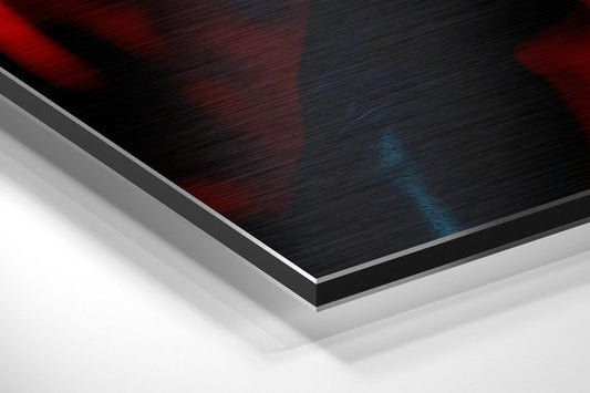 Woman Brushed Aluminum Dibond Wall Art