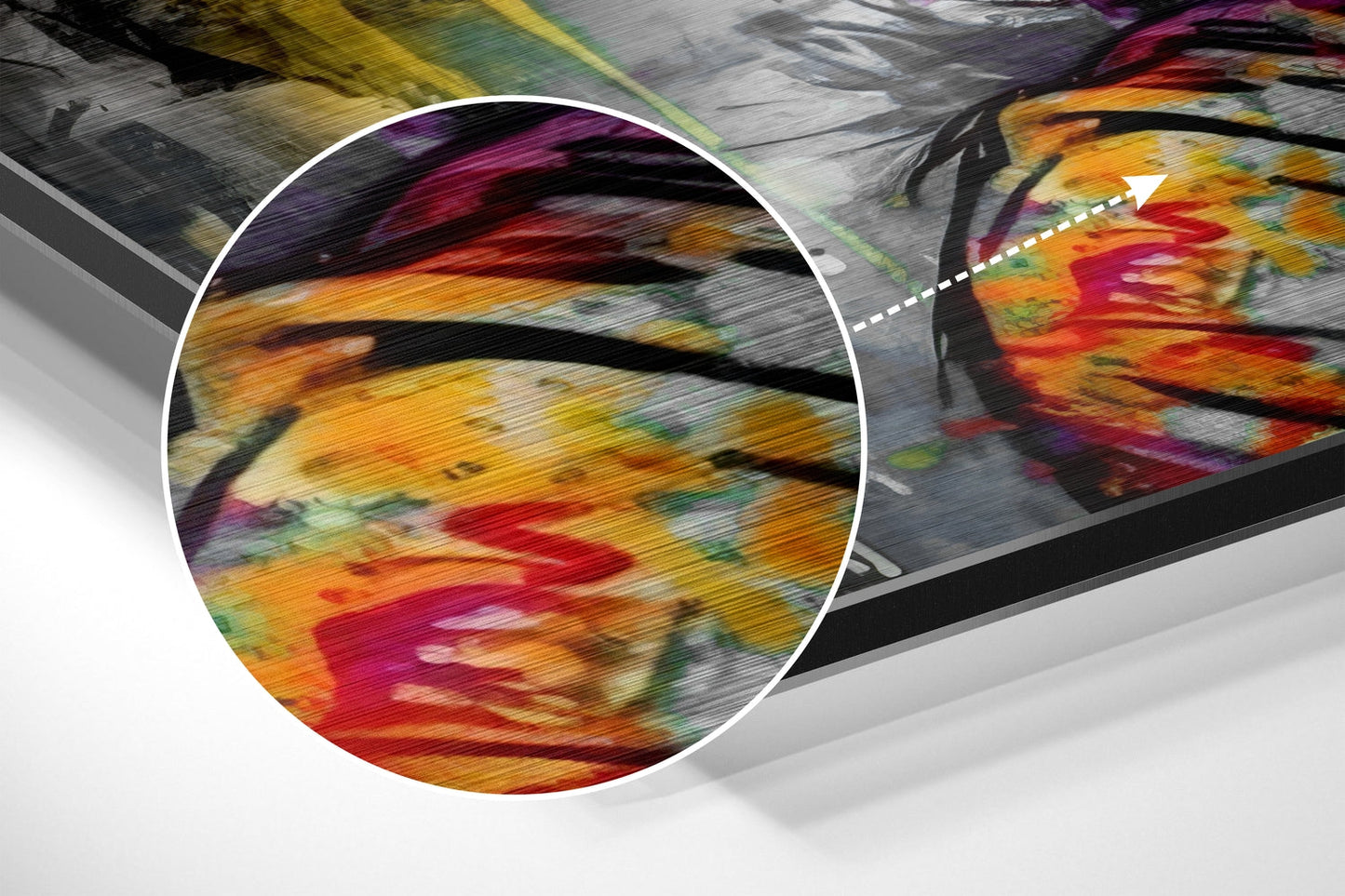Face of Her Brushed Aluminum Dibond Wall Art