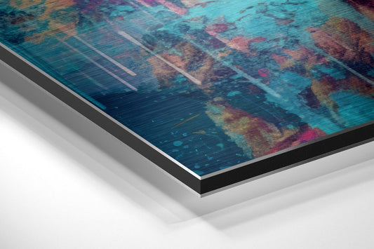 Cool Lion Brushed Aluminum Dibond Wall Art