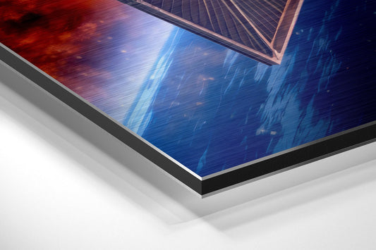 Starfighter Brushed Aluminum Dibond Wall Art