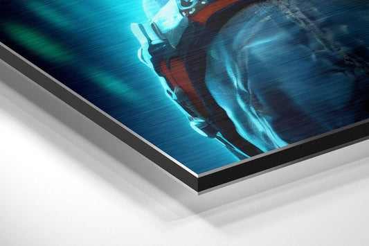 Futuristic Styles Brushed Aluminum Dibond Wall Art