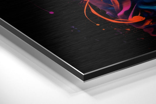 Astronaut Brushed Aluminum Dibond Wall Art