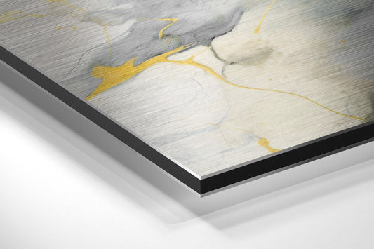 Marbleous Brushed Aluminum Dibond Wall Art
