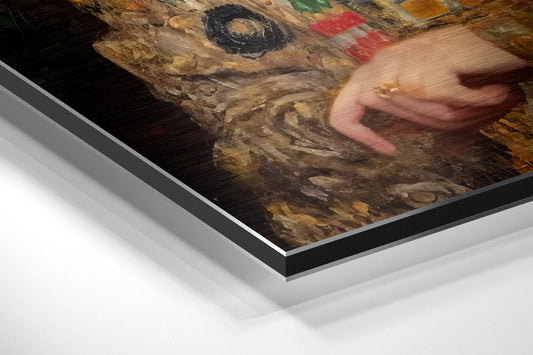 Klimt Brushed Aluminum Dibond Wall Art