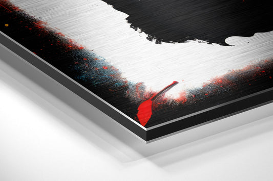 Bull Brushed Aluminum Dibond Wall Art