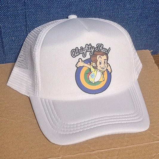 Adjustable Trucker Baseball Cap "Alrighty Then" from Ace Ventura Collection