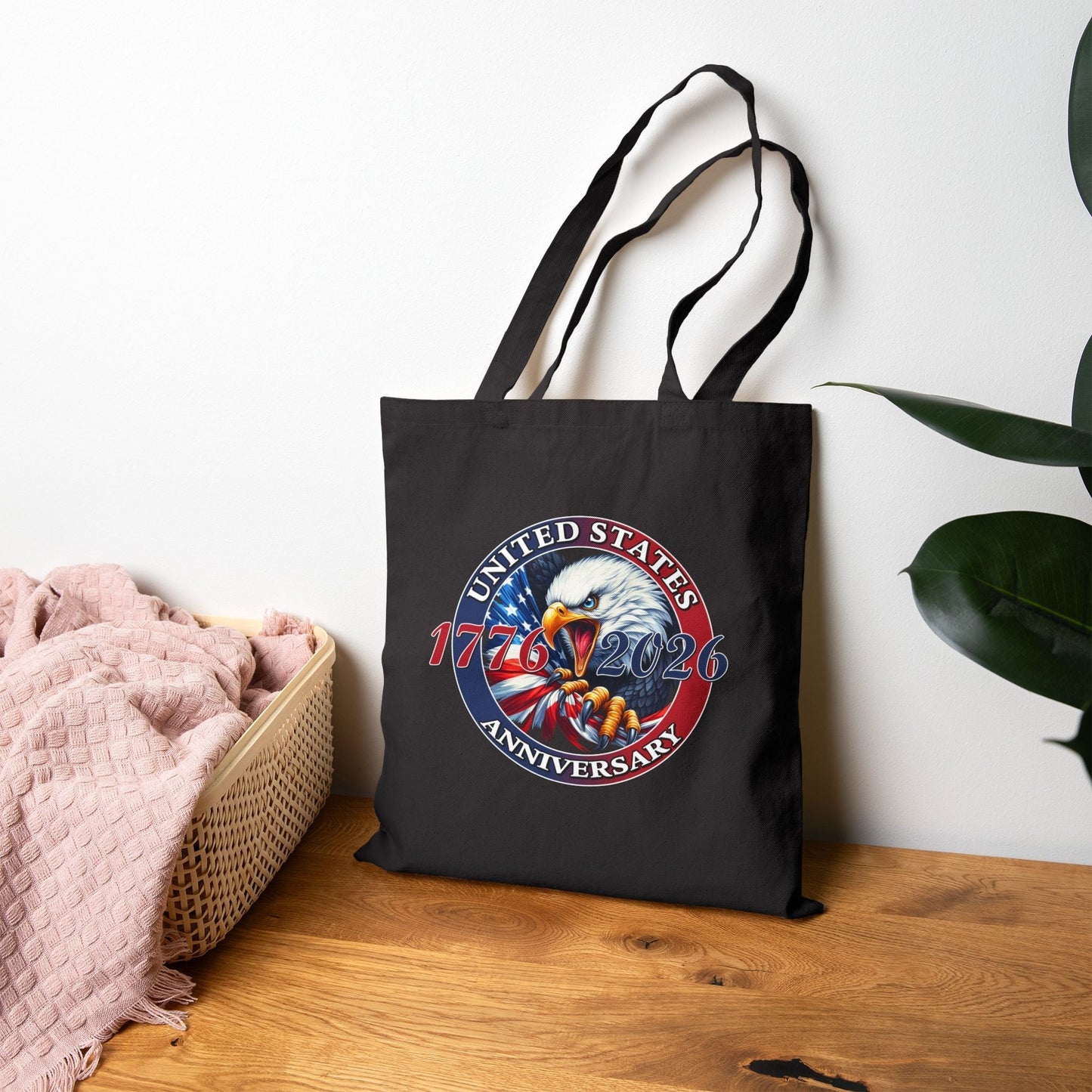 America 250th Anniversary Patriotic Tote Bag – 1776–2026 Edition
