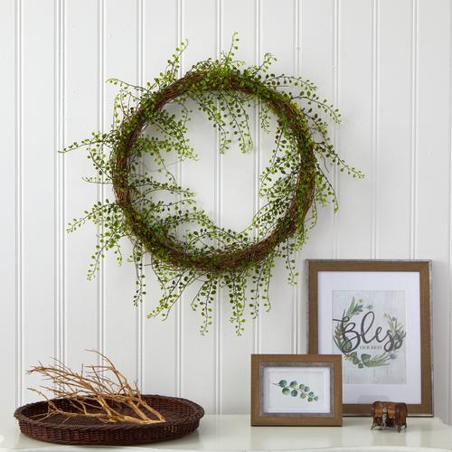 20" Night Willow Artificial Vine Wreath