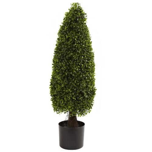 3'Boxwood Tower Topiary UV Resistant (Indoor/Outdoor)