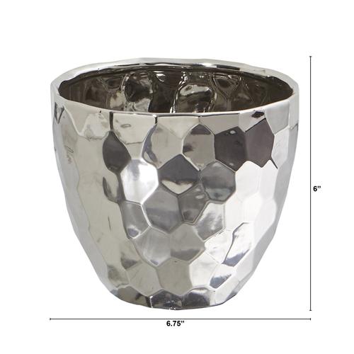 6.75" Designer Silver Bowl