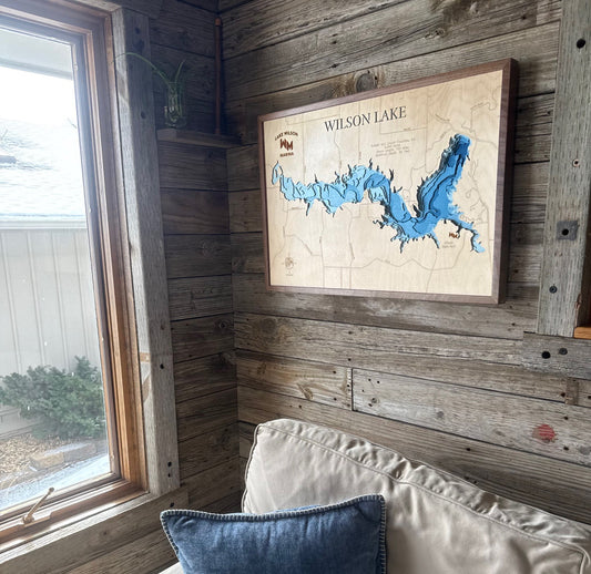Kawaguesaga and Minocqua Lakes in Oneida County, Wisconsin