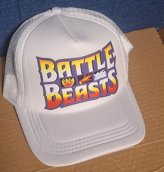 Adjustable Trucker Baseball Cap Featuring Battle Beasts Design