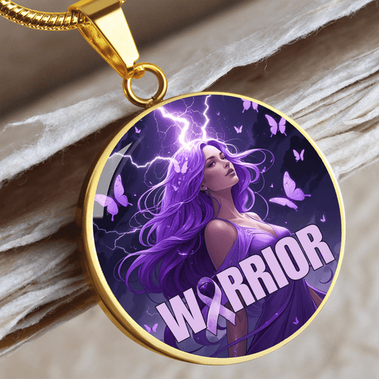 Beautiful Epilepsy Warrior Pendant Necklace