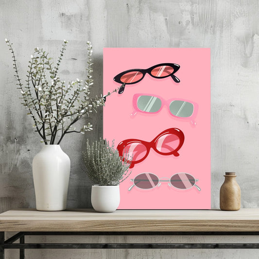 Googles Aluminum Print