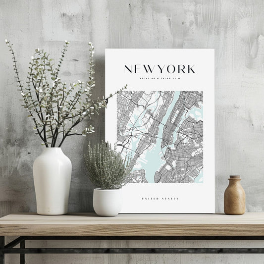 New York V3 Aluminum Print